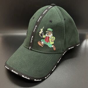 Slainte Irish Whisky Adjustable Green Hat Cap Drinking Leprechaun